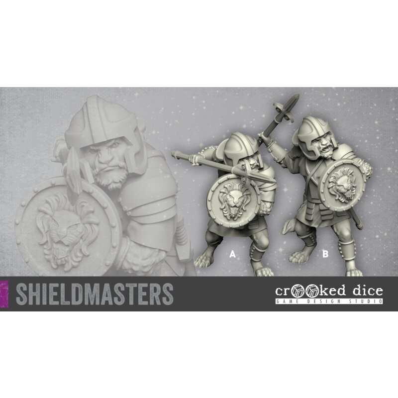 Shieldmasters Von Crooked Dice Aus Villains And Monsters Bei Miniatur