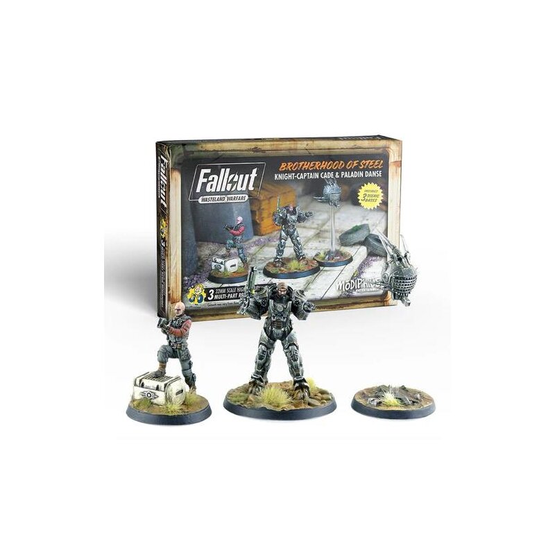 Fallout Wasteland Warfare Knight Captain Cade And Paladin Danse