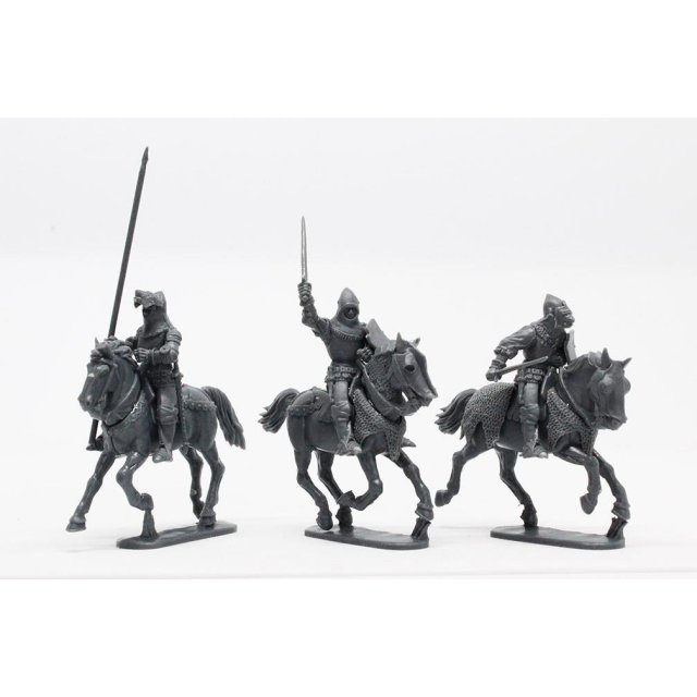CLASSIC METAL WARHAMMER EMPIRE MOUNTED HEROIC KNIGHT WITH BROADSWORD (1666)