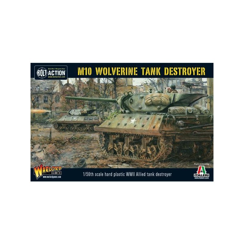 M10 Tank Destroyer/Wolverine (Plastic Box) von Warlord Games aus