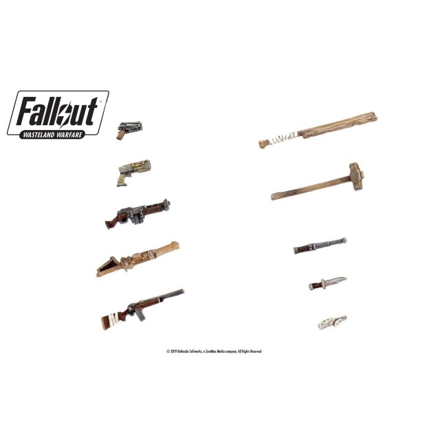 Fallout: Wasteland Warfare - Terrain Expansion: Weapon Sprue - EN