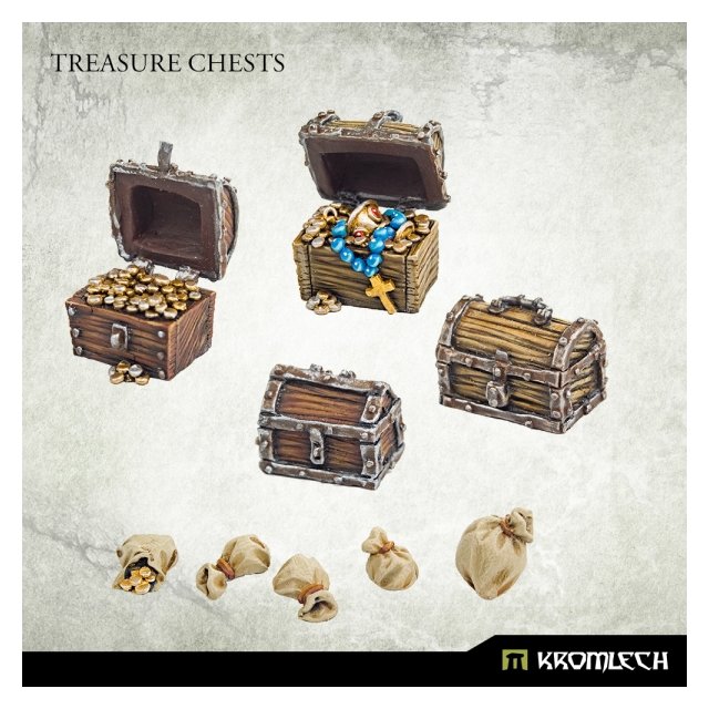 Treasure Chests Von Kromlech Aus Kromlech Basing Kits Bei Miniaturicu