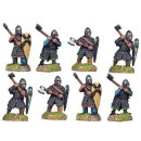 Norman Knights on Foot with Axes (8 figs)
