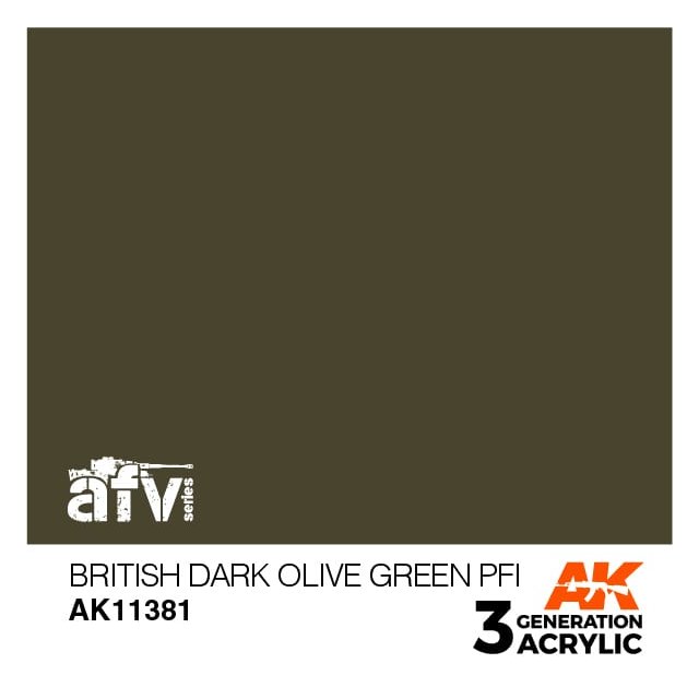 AK Real Colors British Dark Olive Green PFI