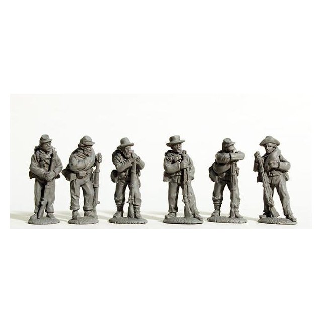 Confederate Infantry standing, full kit