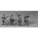 BNI Sepoys, native dress, muskets, firing line (I), skull...