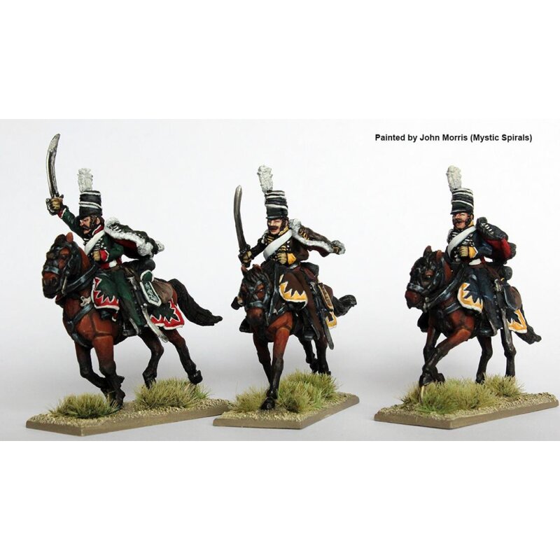 Hussars in peaked mirlitons, charging. von Perry Miniatures aus Napol ...