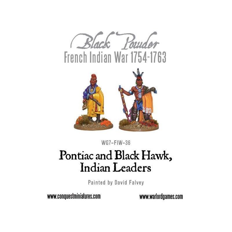 Pontiac & Black Hawk, Indian Leaders Von Warlord Games Aus French Ind ...