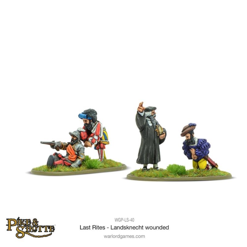 Last Rites Landsknecht Wounded Von Warlord Games Aus Bei Miniaturic