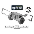 British 25 pdr Howitzer & Limber