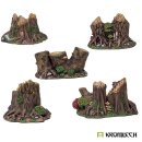 Dark Forest Tree Stumps