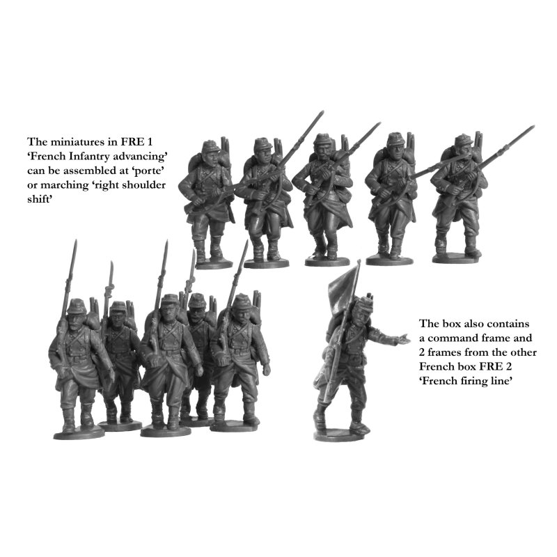 Perry Miniatures, Agincourt French Infantry (28mm) Plastic Figures Kit