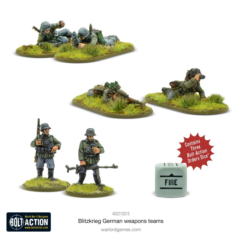 Blitzkrieg German weapons teams von Warlord Games aus Deutsche Armee ...