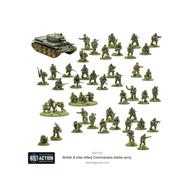 British & Inter-Allied Commandos starter army