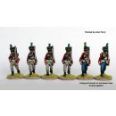 Regimental light company marching, shakos 1808-13