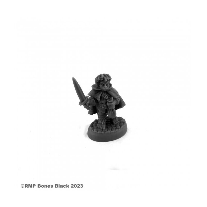 Stitch Thimbletoe, Halfling Thief von Reaper aus Reaper Bones Black, 5,60