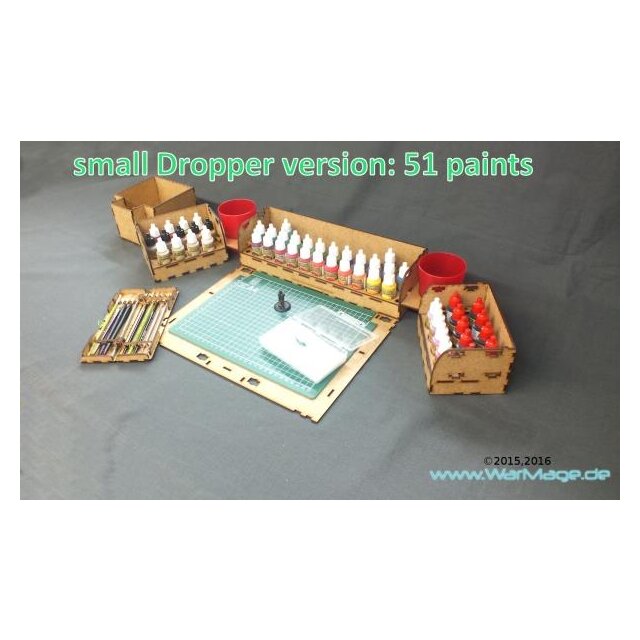Small Dropper Portable Paint Station