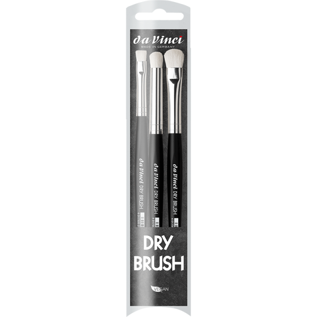 Da Vinci Serie 4179 Dry Brush Set, 6, 10, 12