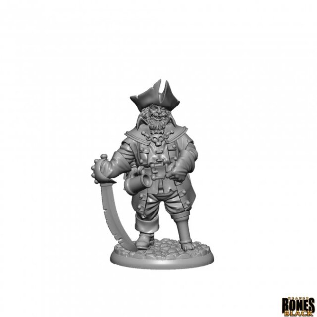 Ghost Pirate Captain Transparent (Clear)