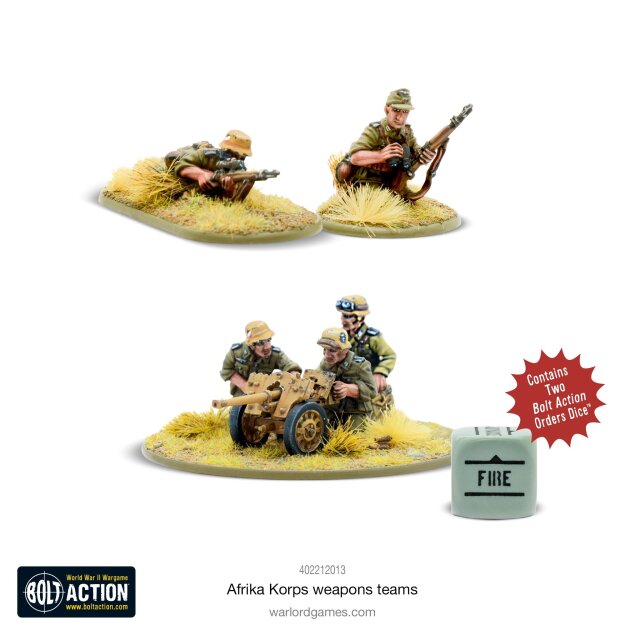 Afrika Korps weapons teams