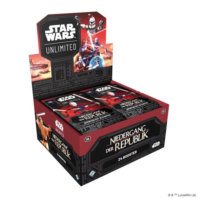 Star Wars: Unlimited – Niedergang der Republik (Booster-Display)