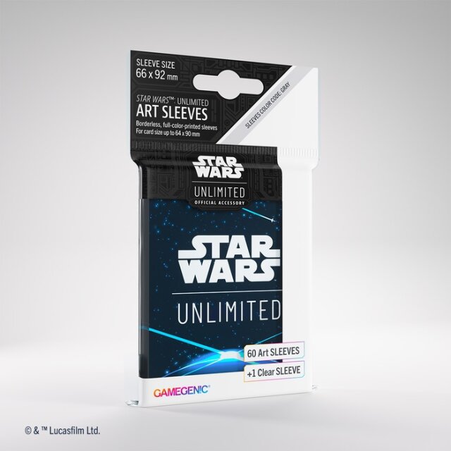 Star Wars: Unlimited Art Sleeves – Space Blue (Einzelartikel)